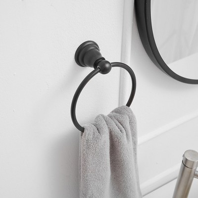 Bronze Wall Mounted Circular Towel Ring