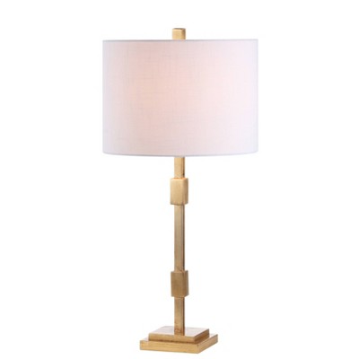 29" Metal Windsor Table Lamp (Includes LED Light Bulb) Gold - JONATHAN Y