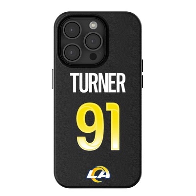 Keyscaper NFL Los Angeles Rams Players Game Tactic MagSafe Compatible Cell Phone Case for Apple iPhone