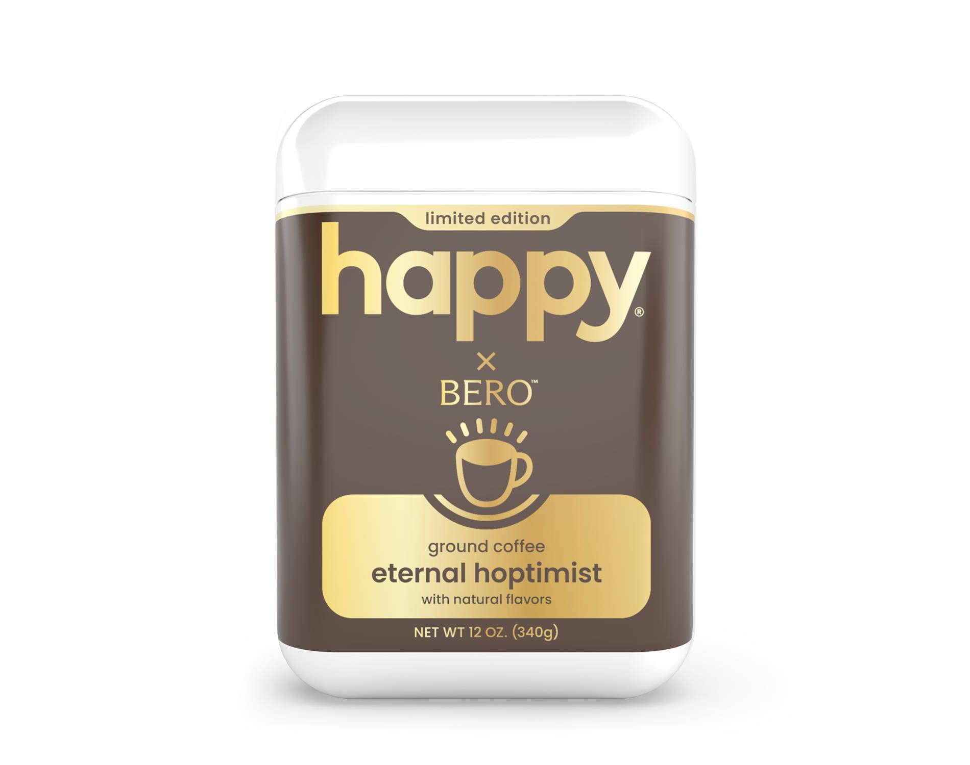 Happy x Bero Eternal Hoptimist Medium Roast Ground Coffee - 12oz