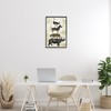 Stupell Industries Tower of Safari Animals, Black, 16" x 24" - 3 of 4