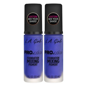 LA Girl Pro Matte Mixing Pigment (BLUE GLM714) L.A. Easy Blendable | Highly Pigmented | Creates Neutral Tone (PACK OF 2) - 1 of 3