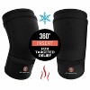 ICE-OLATE PLUS Hot & Cold Gel Knee Braces for Knee Pain, Knee Support for Meniscus Tear, ACL, Arthritis, Joint Pain Relief (Black, S - 2XL) - 2 of 4
