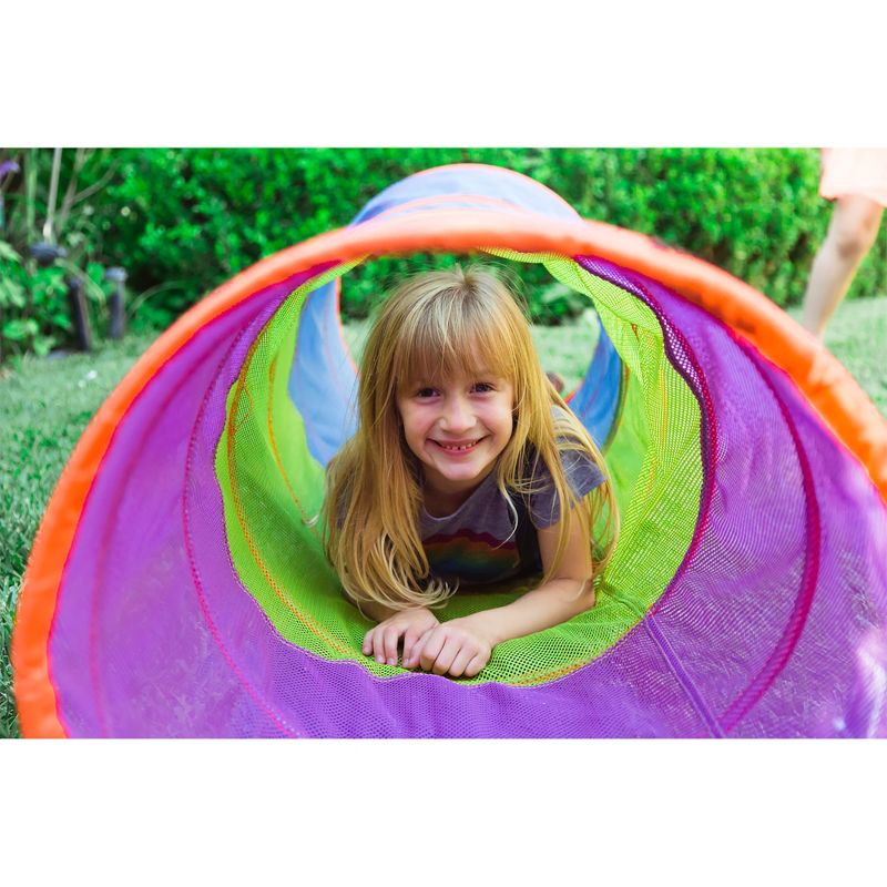 Pacific Play Tents Kids Institutional Mesh See Thru Play Tunnel 6 Ft, 5 of 8