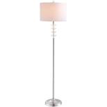 60.5" Crystal/Metal Mia Floor Lamp (Includes LED Light Bulb) Clear - JONATHAN Y