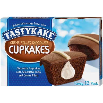 Tastykake Creme Filled Chocolate Cupcakes - 14.25oz/12pk