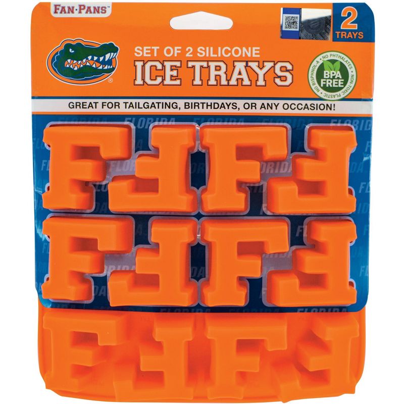 MasterPieces FanPans 2-Pack Team Ice Cube Trays - NCAA Florida Gators, 1 of 4