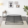 Coolmee Low Bed Frame Twin/Full/Queen/King Size, 6 Inch Heavy Duty Metal Platform Bed Frame with Arch Design, Strong Bearing Capacity - 3 of 4