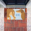 Stupell Industries Greetings Funny Dog Entry Printed Outdoor Door Mat, design by Lil' Rue, 18"x30" - 4 of 4