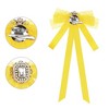 Elerevyo Women's Long Ribbon Brooches Elegant Neck Tie Pin 1 Pc - 3 of 4