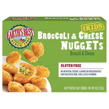 Earth's Best Frozen Gluten Free Broccoli and Cheese Nuggets - 8oz