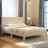 Galano Queen Weiss Clara Bed with Headboard – Oslo Oak - 2 of 4