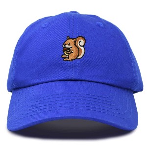 Dalix Squirrel Embroidered Cotton Dad Hat Casual Adjustable Baseball Cap for Nature and Animal Lovers Womens - 1 of 4