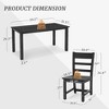Arceso Armless HDPS Outdoor Dining Chairs, Weather-Resistant Patio Chairs, 350 lb Support, for Lawn, Garden, Backyard or Indoor Use - 3 of 4