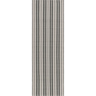 Home Conservatory Ticking Stripe Handwoven Indoor/Outdoor Area Rug