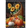 Briarwood Lane Fall Garden Flag 12x18 For Outdoor Horn of Plenty For Fall Garden Flag Flags For Outside - 3 of 3