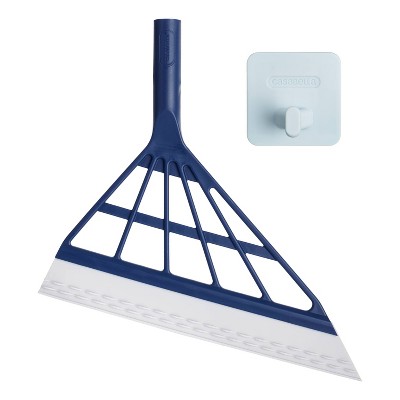 Casabella Click Clean and Organize Squeegee Blade Broom Head and Hook