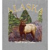 Adventure Society Alaska Long Sleeve Adult Hooded Sweatshirt - image 2 of 2