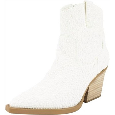 Women's Kady Pearl Rhinestone Booties - Very G