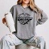 Simply Sage Market Livin' That Hockey Mom Life Lightweight Garment Dyed Sweatshirt - 2 of 4
