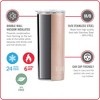 Built Double Wall 20 oz Stainless Steel Tumbler - Black - 4 of 4