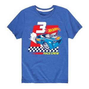 Boys' - Hot Wheels - Race Crew 3 Yrs Short Sleeve Graphic T-Shirt - 1 of 3