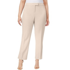 Anne Klein Womens Straight-Leg Casual Trouser Pants - 1 of 1