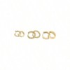 Earring Trio, Popular Styles for 2025 Year Fashion Hypoallergenic Women's Earrings - 3 of 4