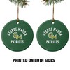 George Mason University Patriots Logo Porcelain Holiday Christmas Tree Ornament - 2 of 4