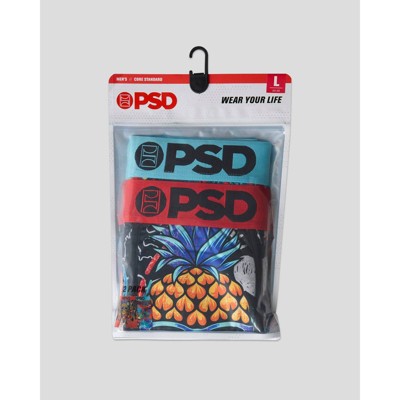 PSD Men's Tropical Pineapple Print Briefs