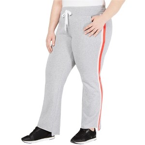 Calvin Klein Womens Striped Step-Hem Casual Jogger Pants - 1 of 1