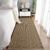 Acekool 5x7 Washable Braided Print Area Rug, Non-Slip Modern Soft Carpet, Stain Resistant Low Pile Throw Rug for Living Room, Bedroom - 2 of 4