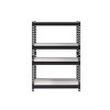 Industrial Bookshelf Metal Frame Adjustable Shelves for Office or Living Room 48in Tall-3irtyhousy - 3 of 4