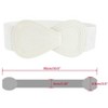INSPIRE CHIC Women's Interlock 8-shaped Faux Leather Buckle Elastic Belt 1 Pc - 3 of 4