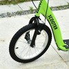 Aosom Youth Scooter Kick Scooter for Kids 5+ with Adjustable Handlebar Front and Rear Dual Brakes Inflatable Wheels - 4 of 4