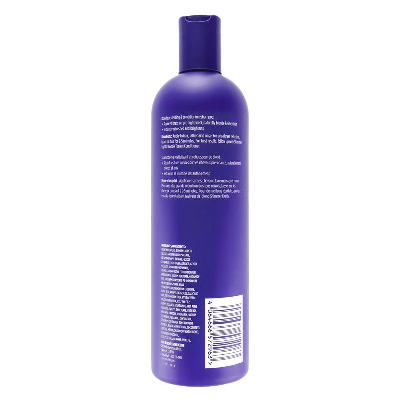 Clairol Professional Shimmer Lights Blonde Toning Shampoo - 16 fl oz, 3 of 9