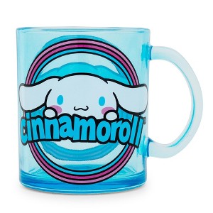 Silver Buffalo Sanrio Cinnamoroll Glass Coffee Mug | Holds 18 Ounces - 1 of 4