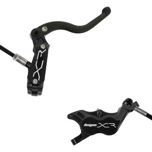 Hope XCR Pro E4 Disc Brake and Lever Set - Rear, Hydraulic, Post Mount, Black - 1 of 1