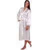 ADR Women's Lightweight Satin Robe, Long - 2 of 4