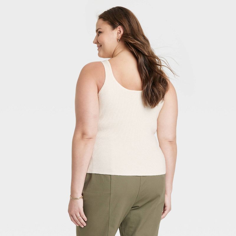 Women's Scoop Neck Sweater Tank Top - A New Day™, 2 of 9