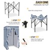 EAGLE PEAK 4x4 Pop Up Canopy, Portable Privacy Changing Room Photoshoots - 2 of 4