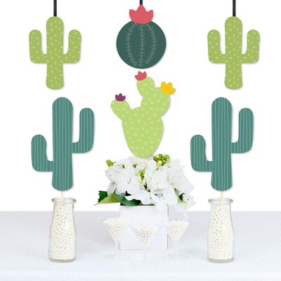 Big Dot of Happiness Prickly Cactus Party - Cactus Decorations DIY Fiesta Party Essentials - Set of 20