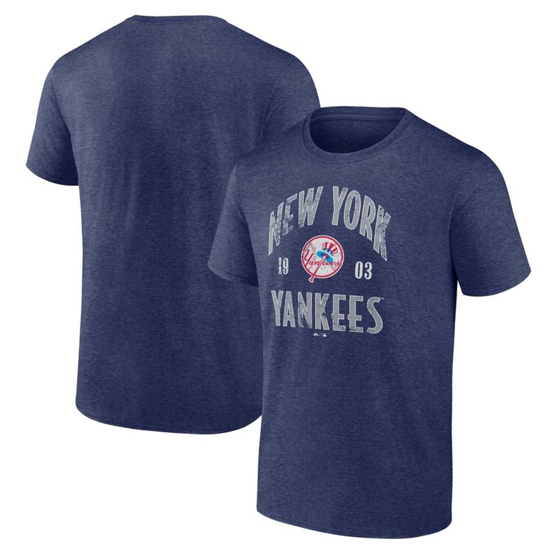 MLB New York Yankees Men's Bi-Blend T-Shirt, 1 of 4