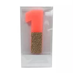 Number 1 Glitter Candle - Spritz™