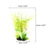 Unique Bargains Aquarium Plants Decorations Artificial Aquatic Plant Tree Green Yellow 1 Pcs - 4 of 4