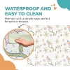 Motherly Haven 79″×71″ Extra-Large Waterproof Baby Play Mat – Foldable, Non-Toxic Foam, Reversible Flowers & Bees Design - 4 of 4