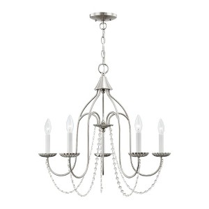 Livex Lighting Alessia 5 - Light Chandelier in  Brushed Nickel - 1 of 2