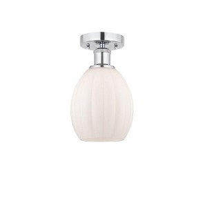 Eaton - 1 Light Semi-Flush Mount In Industrial Style-10.75 Inches Tall and 6 Inches Wide - 1 of 1