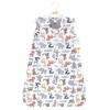 Hudson Baby Boys Plush Faux Fur Sleeping Bag, Wearable Blanket, Zoo Animals - 2 of 2
