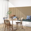 0.83 in. x 7.87 ft. x 1 ft. Slat Wood Sound Absorbing Decorative Wall Paneling 2-Pack - 2 of 4